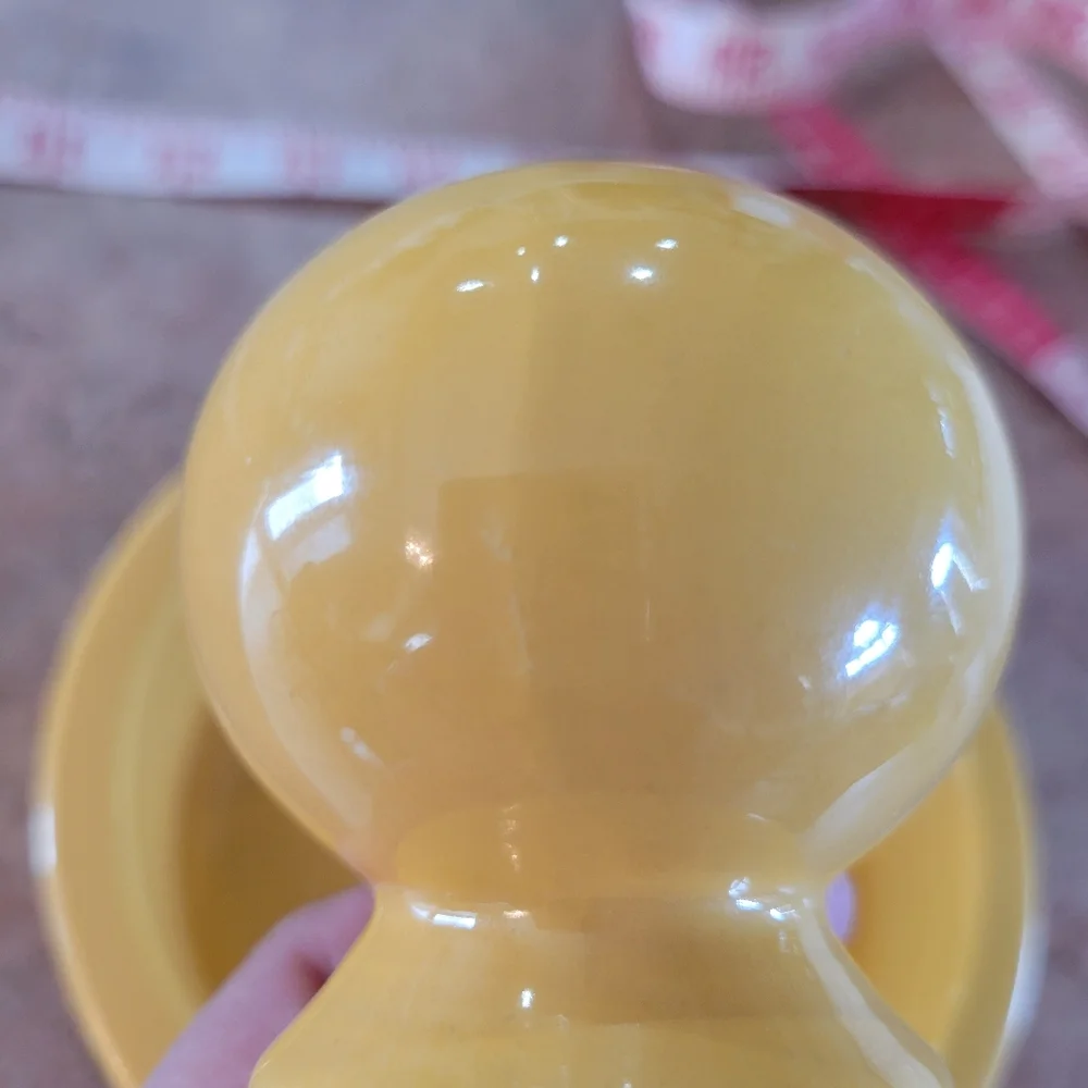 Vintage Fiesta ~ Yellow Fruit Bowl & Single S&P Shaker ~ Fiestaware Made in USA
